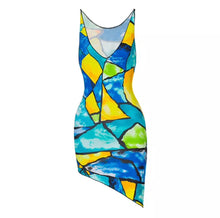 Load image into Gallery viewer, ABSTRACT MINI DRESS
